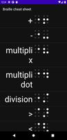 Braille cheat sheet capture d'écran 1