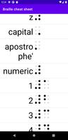 برنامه‌نما Braille cheat sheet عکس از صفحه