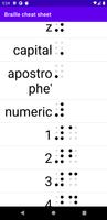 Braille cheat sheet capture d'écran 3