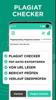 Plagiatsprüfer und Detektor Plakat