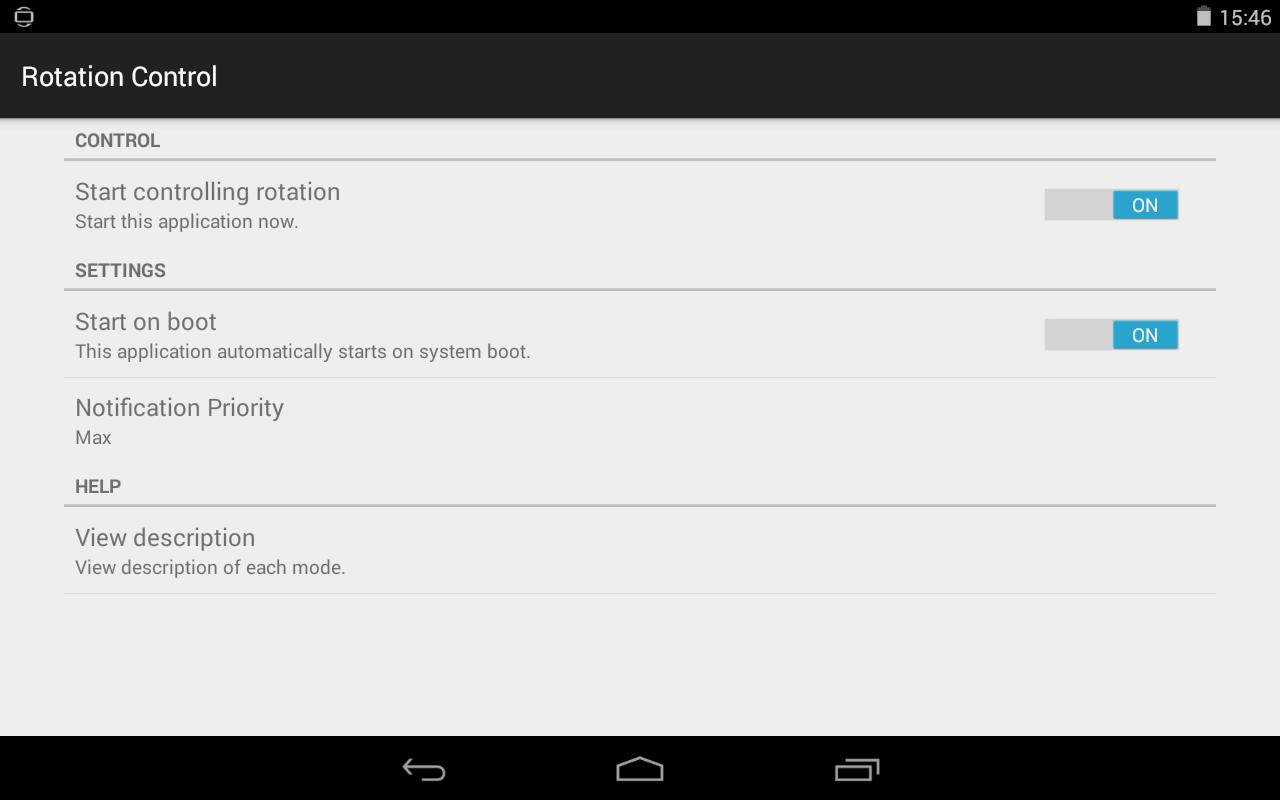 Rotation Control for Android - APK Download - 