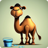 Camel Cartoon Maze Game