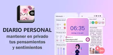 Diario personal con contraseña