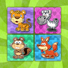 Kids Memory Match Animals Game ikon