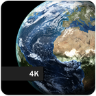 Rotating Earth 4K Live Wallpap icône