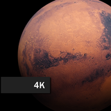 Rotating Mars 4K Live Wallpaper icône