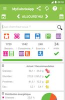 Compteur calories MyCalorieApp Affiche