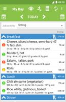 Calorie counter MyCalorieApp imagem de tela 1