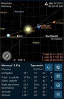 Night Sky Stars Planets Live imagem de tela 1
