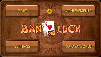 Ban Luck 3D Chinese blackjack 海報