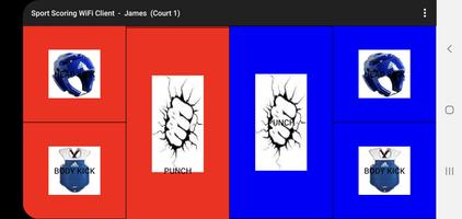 برنامه‌نما TKD Scoring WiFi Client Pro عکس از صفحه