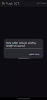 Zettel Notes: OCR Plugin Ekran Görüntüsü 5