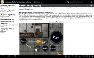 Pathfinder Open Reference Screenshot 1