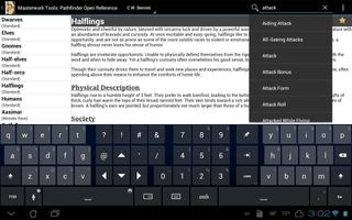 Pathfinder Open Reference Screenshot 2