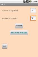 Equations Solver Lite screenshot 2
