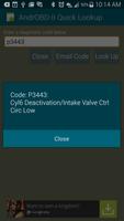 OBD-II Quick Lookup স্ক্রিনশট 1