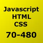 Exam 70-480: HTML, Javascript  simgesi