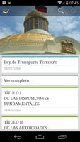 Ley de Transporte Terrestre Poster