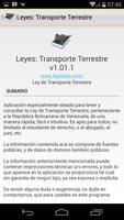 Ley de Transporte Terrestre اسکرین شاٹ 3