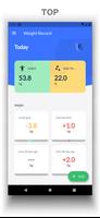Weight Recording Simple Diet screenshot 1