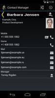 OpenDJ Contact Manager syot layar 1