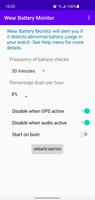 Wear Battery Monitor Affiche