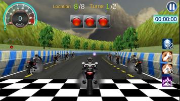 Moto Racing 3D Game poster