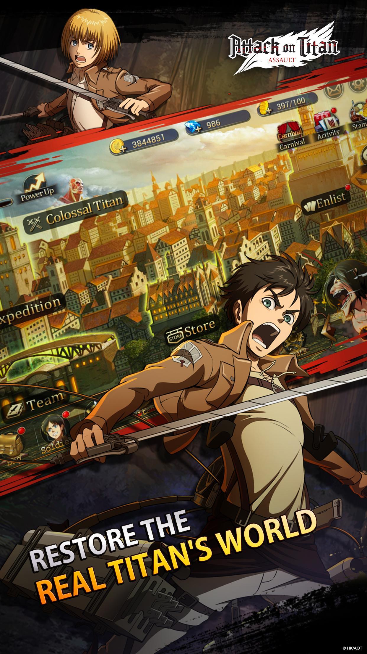 Attack On Titan Assault For Android Apk Download
