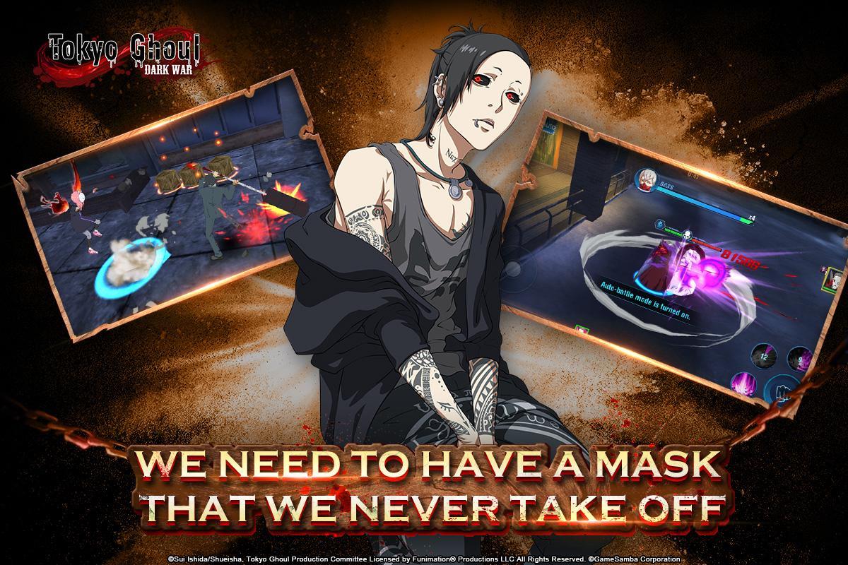 Tokyo Ghoul Dark War For Android Apk Download - dark rebirth roblox id