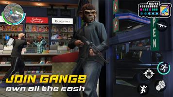 Gangster Games Crime Simulator Cartaz
