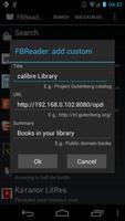 FBReader: Calibre connection captura de pantalla 1