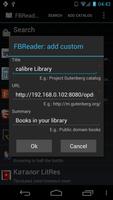 FBReader: Calibre connection screenshot 1