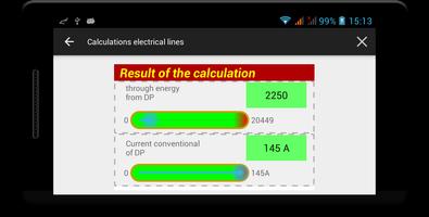 Calculations electrical lines screenshot 3