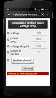 Calculate electrical line Lite screenshot 3