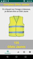 Compteur Gilets Jaunes الملصق