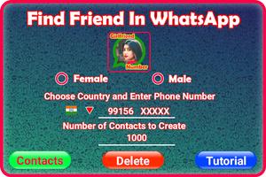 Friend Search for Chat: Girl постер