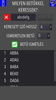 Szó kereső - Anagram تصوير الشاشة 3