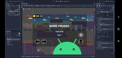 Godot Editor 3 الملصق