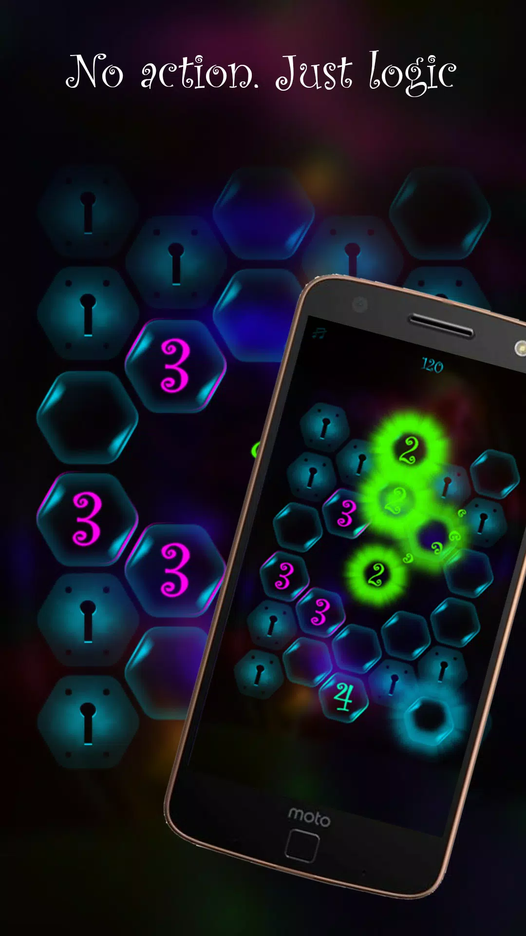 Hexoholic – Match X logic game