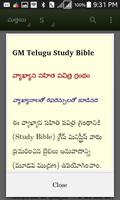 Telugu Study Bible captura de pantalla 3