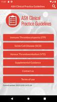 ASH Practice Guidelines Plakat