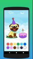 Coloriage pour les enfants: Colorie le chien capture d'écran 1