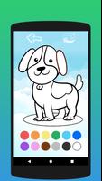 Coloriage pour les enfants: Colorie le chien capture d'écran 2