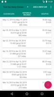 Mileage Per Gallon Tracker screenshot 1