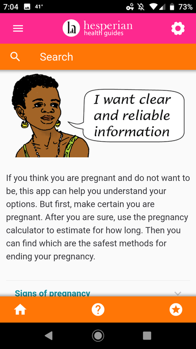 Safe Abortion (SA) poster