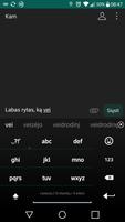 Lithuanian for AnySoftKeyboard penulis hantaran