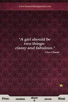 Women's Quotes Affiche