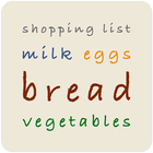 Shopping Grocery List - Free icône
