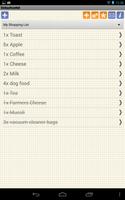 Shopping Grocery List - Free Affiche