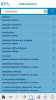 برنامه‌نما IDSA Clinical Practice Guideli عکس از صفحه